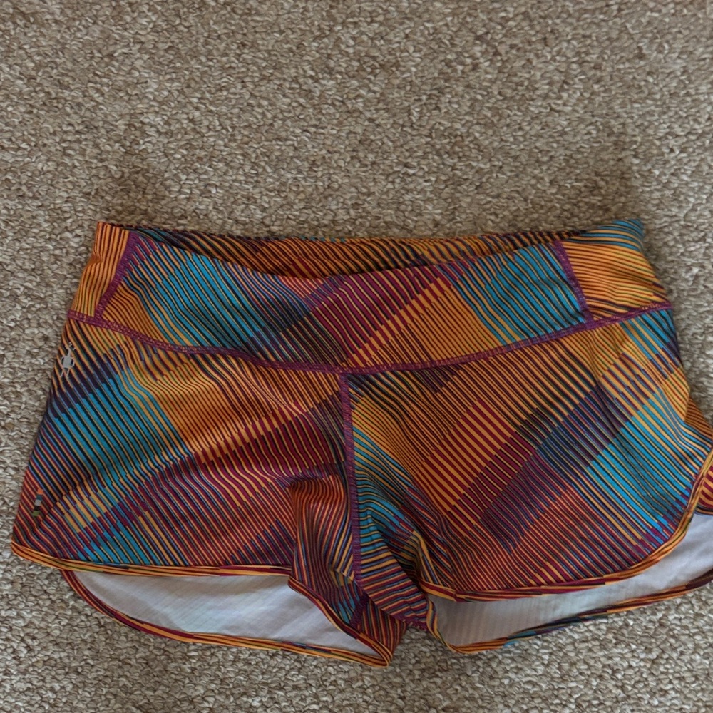 Smartwool Multicolor Striped Women's Athletic Shorts